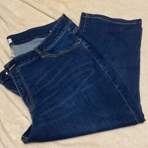 Lane Bryant plus size 24 stretch denim capris